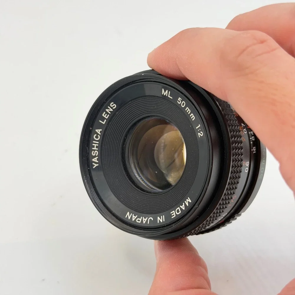Yashica ML 50mm f2 Lens Contax Yashica CY Mount Manual Focus Prime Made in Japan
